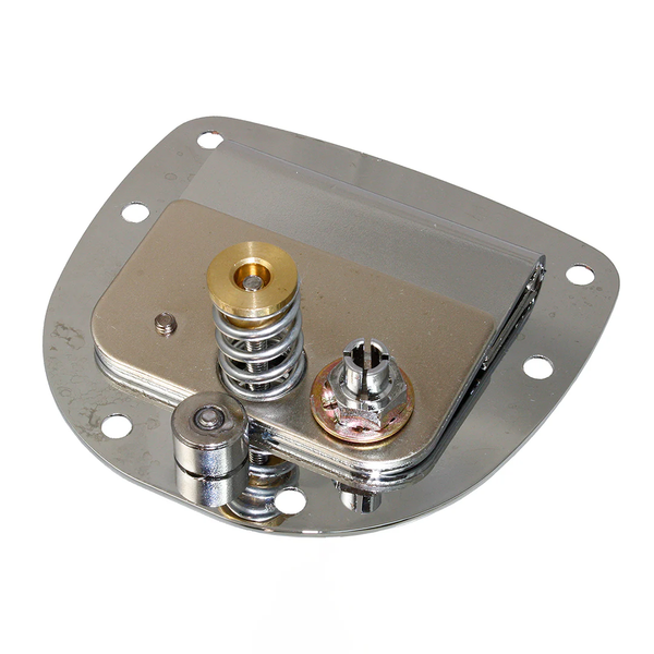 Allparts Vibrato Tremolo Tailpiece for Fender Jazzmaster Jaguar, CHROME