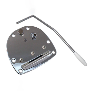 Allparts Vibrato Tremolo Tailpiece for Fender Jazzmaster Jaguar, CHROME