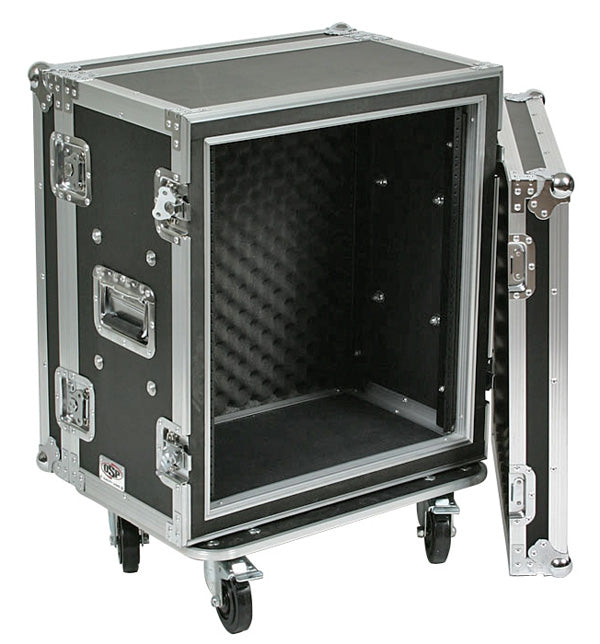 OSP 10-Space ATA Shock Mount Shallow Effects Flight Road Rack Case - SC10U-12