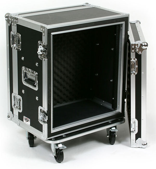 OSP 12-Space ATA Shock Mount Shallow Effects Flight Road Rack Case - SC12U-12