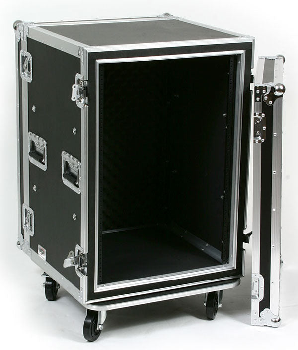 OSP 16-Space ATA Shock Mount Deep Amp Flight Road Rack Case - SC16U-20