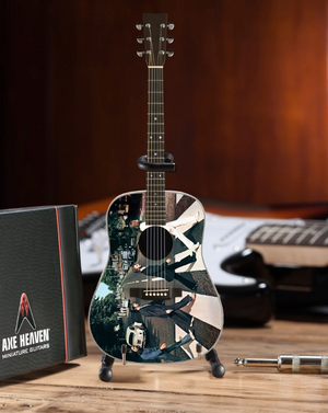 AXE HEAVEN Fab Four Abbey Road Acoustic Guitar Radio Days Miniature Display Gift