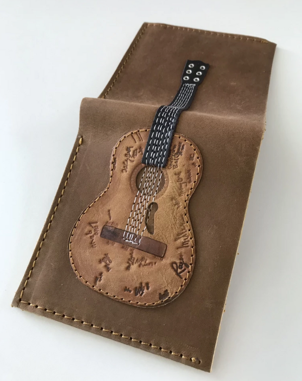 AXE HEAVEN Genuine Leather Trigger Acoustic Signature Guitar Wallet Gift, GW-014