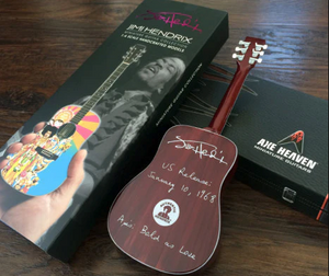 AXE HEAVEN Official Jimi Hendrix AXIS Bold As Love Miniature Guitar Display Gift