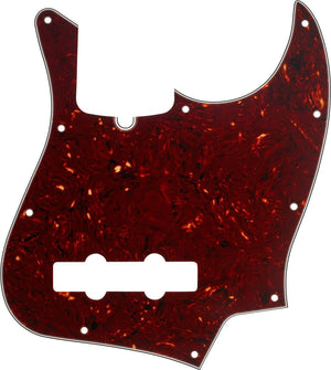 Genuine Fender American Standard Jazz Bass Pickguard 10-Hole, TORTOISE SHELL