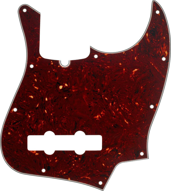 Genuine Fender American Standard Jazz Bass Pickguard 10-Hole, TORTOISE SHELL