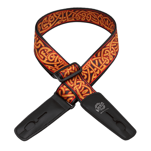 Lock-It Bob Masse Rock Art Leather End Guitar Strap - Harvey Twist, LIS-036-BM6