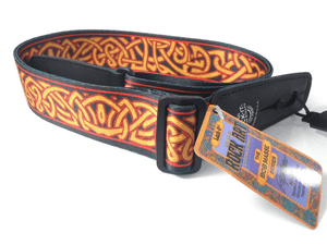 Lock-It Bob Masse Rock Art Leather End Guitar Strap - Harvey Twist, LIS-036-BM6