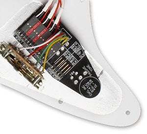 EMG SL20 Steve Lukather Prewired/Loaded Guitar Pickguard Set for Strat, Black