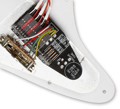 EMG SL20 Steve Lukather Prewired/Loaded Guitar Pickguard Set for Strat, Black