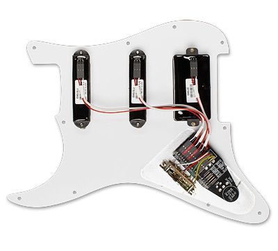 EMG SL20 Steve Lukather Prewired/Loaded Guitar Pickguard Set for Strat, Black