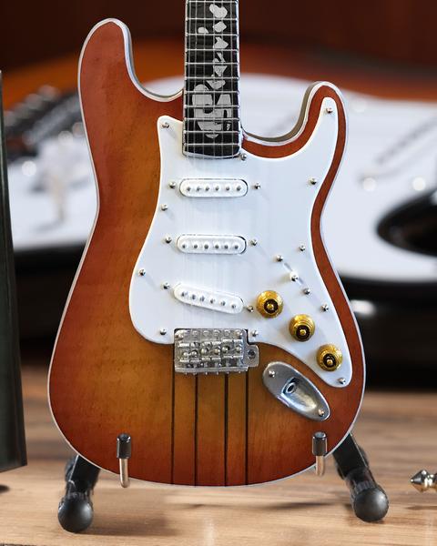 AXE HEAVEN Stevie Ray Vaughan Signature Hamiltone Miniature Guitar Display Gift