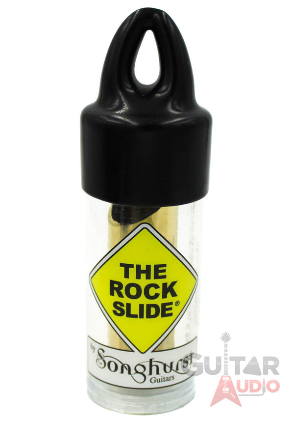 The Rock Slide, Polished Brass Guitar Slide, Medium