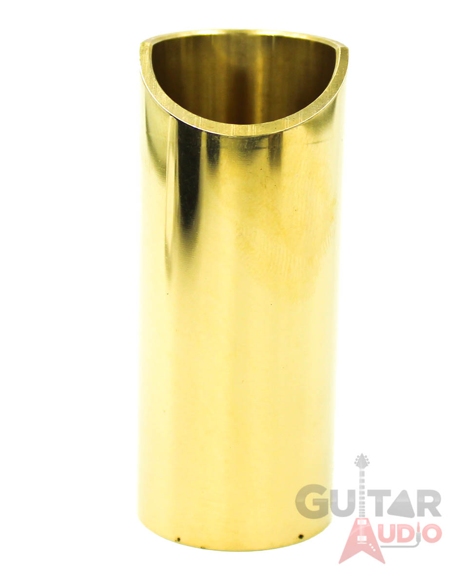 The Rock Slide, Polished Brass Guitar Slide, X-Large
