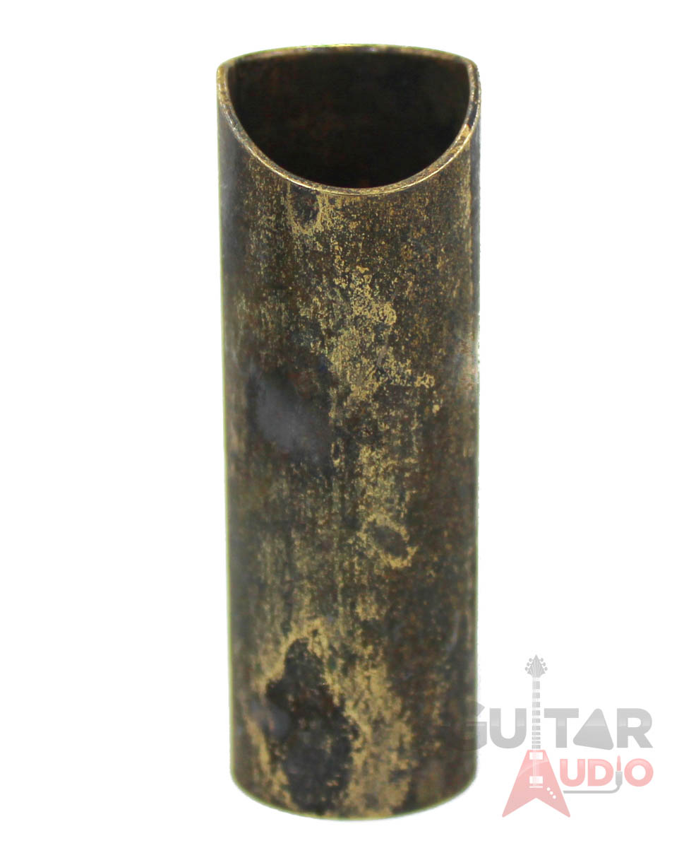 The Rock Slide, Joey Landreth Guitar Slide, Aged Brass