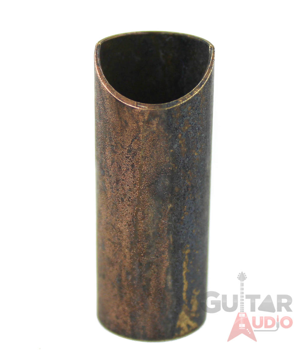 The Rock Slide, Swamp Slide, Aged Brass Guitar Slide, Small
