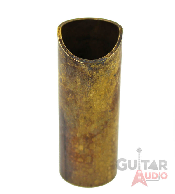 The Rock Slide, Swamp Slide, Aged Brass Guitar Slide, Medium