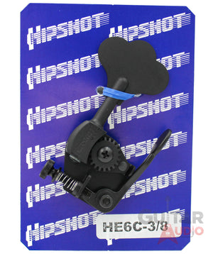Hipshot HE6C-3/8 Ultralite D-Tuner X-Tender 3/8 Bass, Black, 20680B