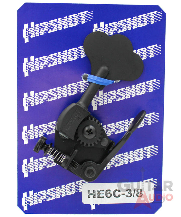 Hipshot HE6C-3/8 Ultralite D-Tuner X-Tender 3/8 Bass, Black, 20680B