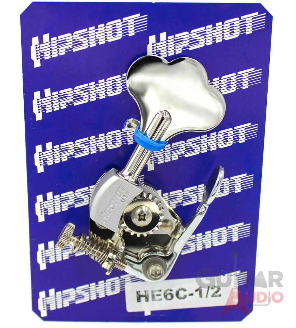 Hipshot HE6C-1/2 Clover Key Ultralite Bass Extender D-Tuner Tuning Key - CHROME