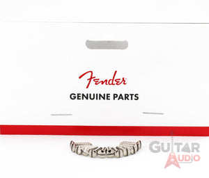 Genuine Fender Slot Head Chrome Guitar Pickguard Screws - Package of 12