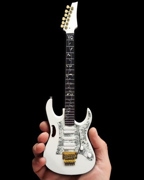 AXE HEAVEN Steve Vai Signature White JEM Miniature Guitar Display Gift