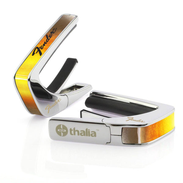 Thalia X Fender Guitar Capo - Chrome, Sunburst with Black Perine Logo