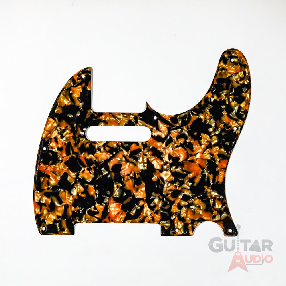 D'Andrea Pro Telecaster/Tele 8-Hole Guitar Pickguard - Tiger Eye