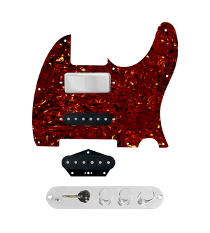 920D Custom Mason Style Loaded Pickguard for Nashville Tele With Tortoise Pickguard and TMAS-C Control Plate