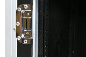 OSP TR12U-20-SR-PD Tour Ready 12-Space 20" Deep Shock Rack Case w/ Pocket Doors