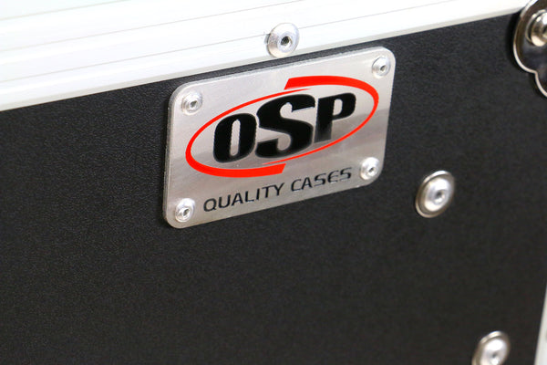 OSP TR12U-20-SR-PD Tour Ready 12-Space 20" Deep Shock Rack Case w/ Pocket Doors
