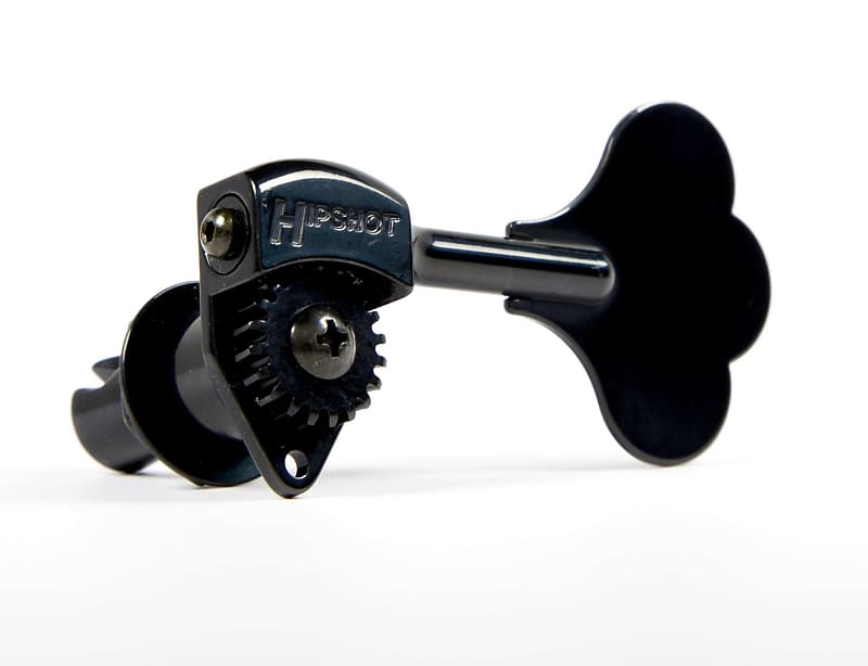 Hipshot 20675KB Clover Key Licensed Ultralite® Bass Tuning Key 1/2"- Black