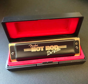 Fender Hot Rod Deville 10 Hole Major Diatonic Harmonica, Key of G with Case
