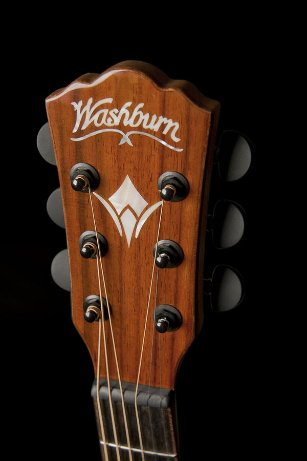 Washburn WCG55CE Comfort Series Grand Auditorium Koa Acoustic-Electric Guitar