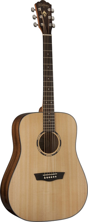 Washburn WLD10S Woodline Dreadnought 6-String Acoustic Guitar - Natural