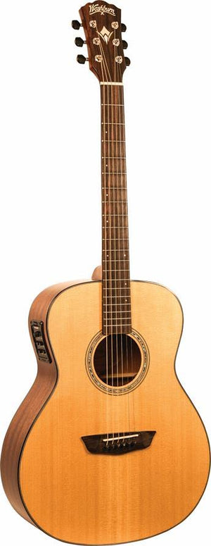 Washburn WLO100SWEK Woodline Orchestra Acoustic-Electric Guitar with Case