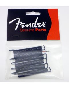 Genuine Fender Black Tremolo Bridge Tension Springs Set - Package of 6