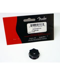 Genuine Fender Deluxe Jazz Bass Lower Concentric Knob - Black w/ White Indicator