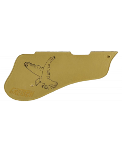 Genuine Gretsch Pickguard G6136 White Falcon Cut For Filter'Tron Pickups, Gold
