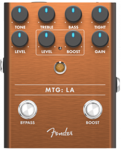 Fender MTG: LA Tube Distortion Analog Guitar Effect Stomp Box Pedal