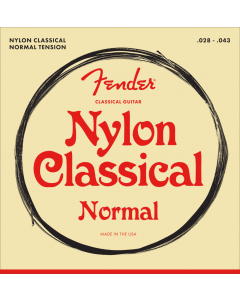 Fender 100 Clear Nylon Tie End Classical Guitar Strings - MEDIUM 28-43