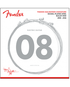Fender Yngwie Malmsteen Signature Electric Guitar Strings, SUPER LIGHT 8-46