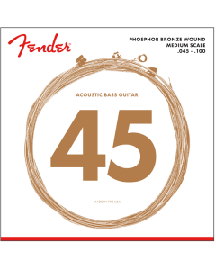 Fender 7060 MEDIUM-SCALE Phosphor Bronze Acoustic Bass Strings - REGULAR 45-100