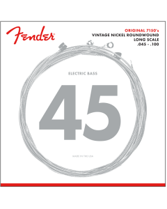 Fender 7150ML Pure-Nickel Roundwound Bass Strings Long-Scale MEDIUM-LIGHT 45-100