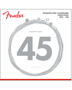 Fender 9050L Stainless Steel Flatwound Electric Bass Strings - LIGHT, 45-100