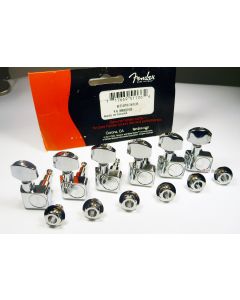 Genuine Fender American Standard Chrome Peg Keys Tuners / Tuning Machines 