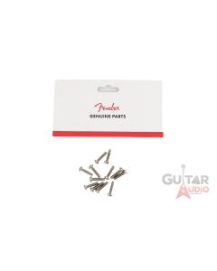 Genuine Fender CHROME Guitar Pickup/Switch Mounting Screws - Package of 12