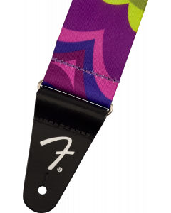 Genuine Fender 2" J Mascis Guitar Strap, Purple Magenta Flower, 099-0639-026