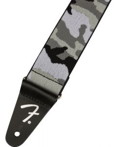 Genuine Fender WeighLess 2" Wide Gray Camo Series Guitar Strap 099-0685-176