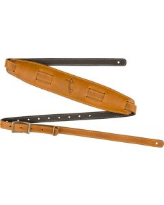 Genuine Fender Vintage Saddle Leather Guitar Strap, Butterscotch 099-0689-050